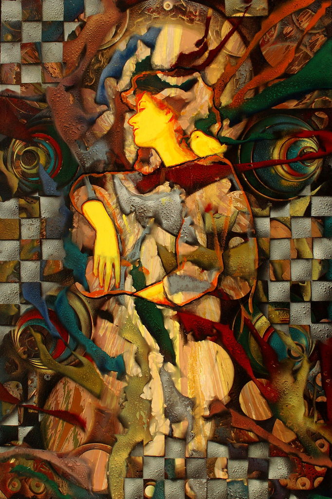 Acrylic and Lacquer on Wood, 4ft x 6ft - 2003